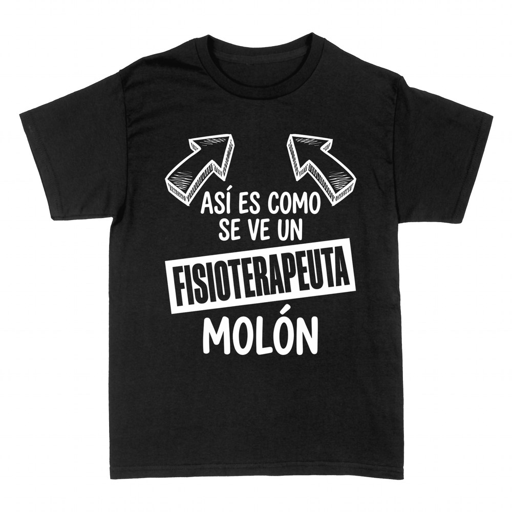 Camisetas: Fisioterapeuta mol&oacute;n con flechas