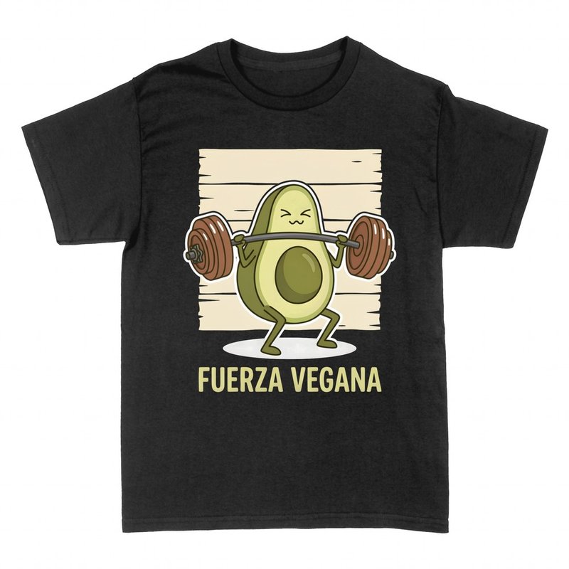 Camisetas: Aguacate con pesas 