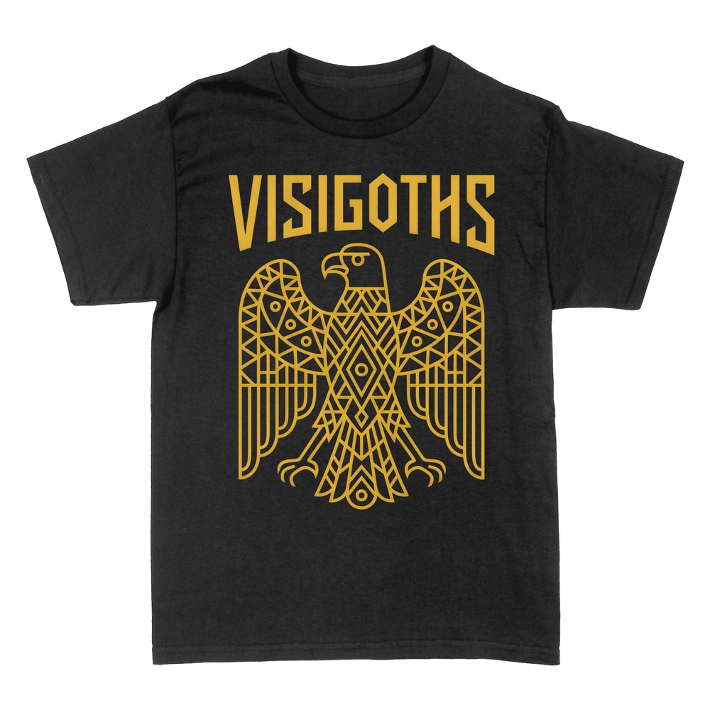 Camisetas: &Aacute;guila visigoda geom&eacute;trica