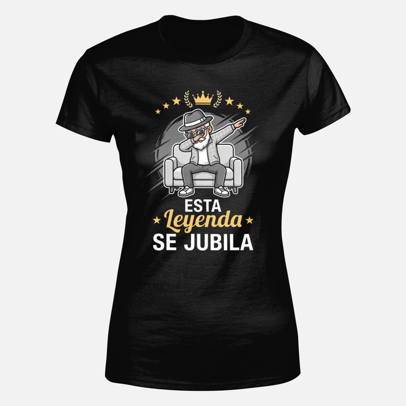 Camisetas: Esta leyenda se jubila, abuelo dab