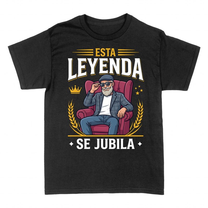 Camisetas: Esta leyenda se jubila