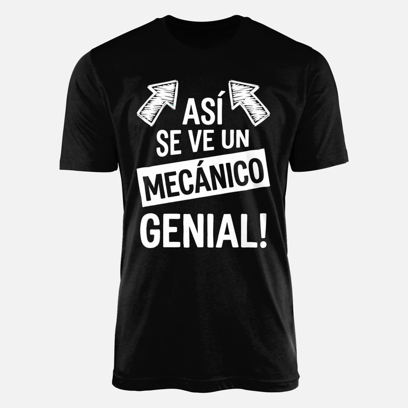 Camisetas: As&iacute; se ve un mec&aacute;nico genial