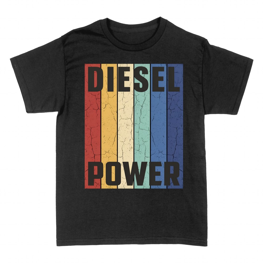 Camisetas: Diesel Power rayas retro