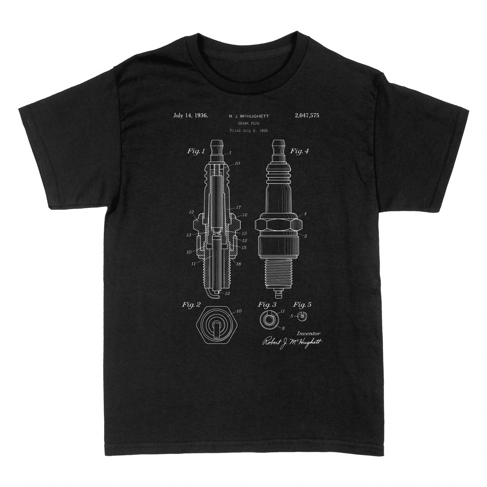Camisetas: Plano patente de buj&iacute;a