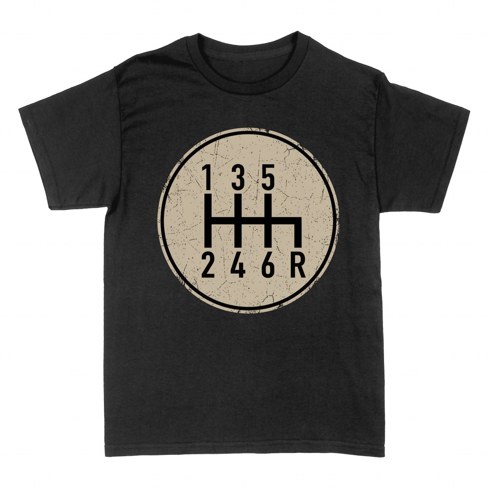 Camisetas: Esquema de cambio de marchas manual