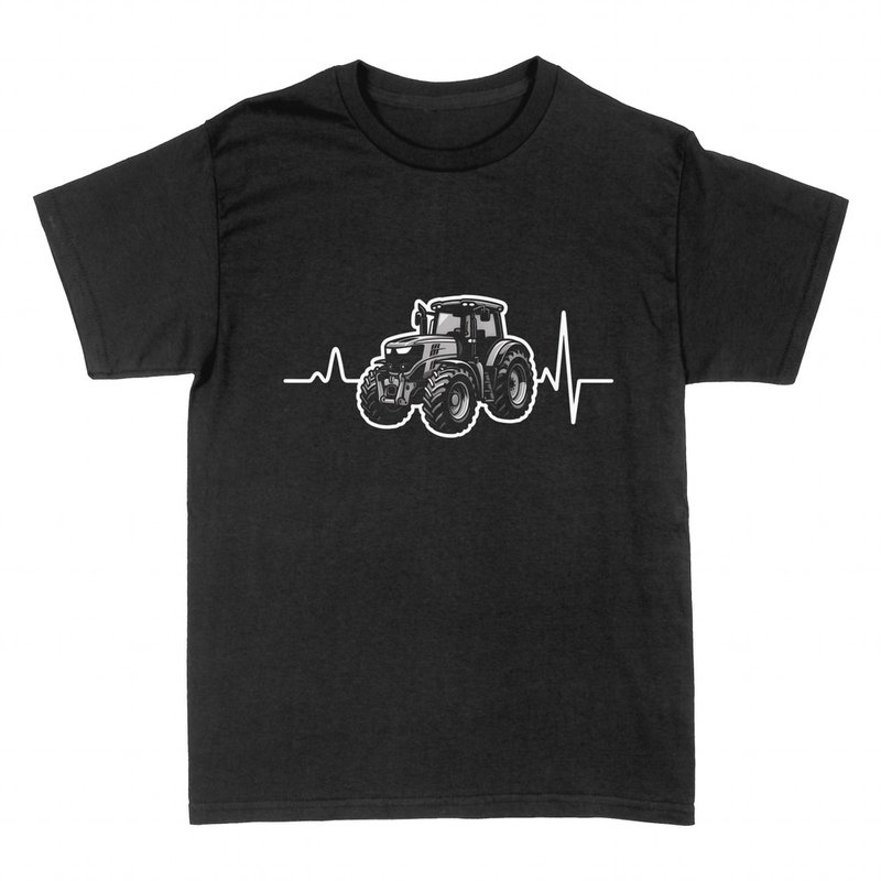 Camisetas: Latido de Tractor en ECG