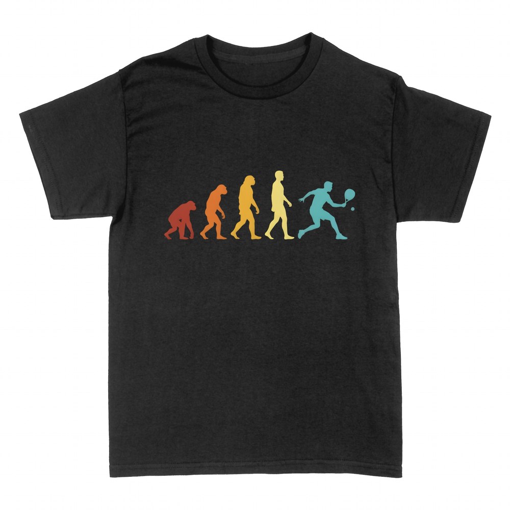 Camisetas: Evoluci&oacute;n del tenis, del mono al tenista