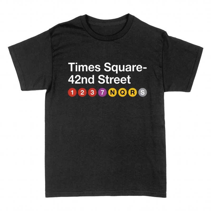Camisetas: Cartel de metro Times Square NYC