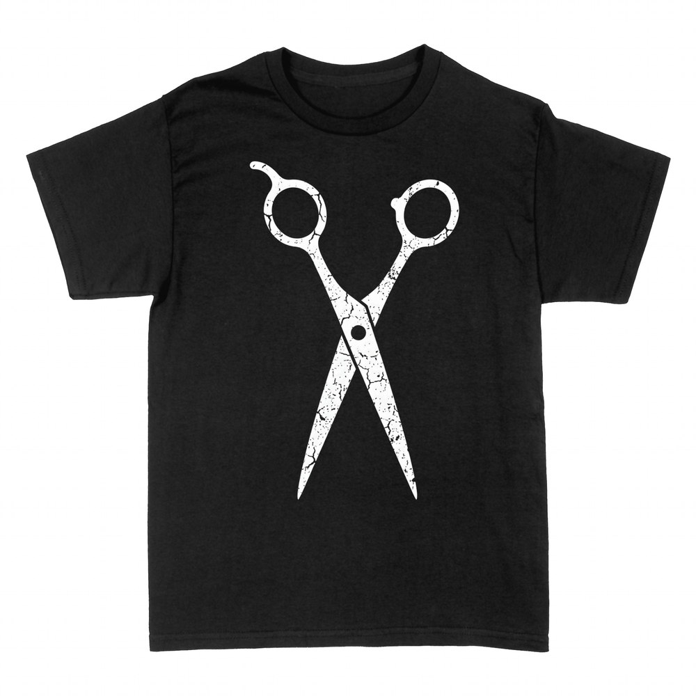 Camisetas: Tijeras de peluquer&iacute;a vintage
