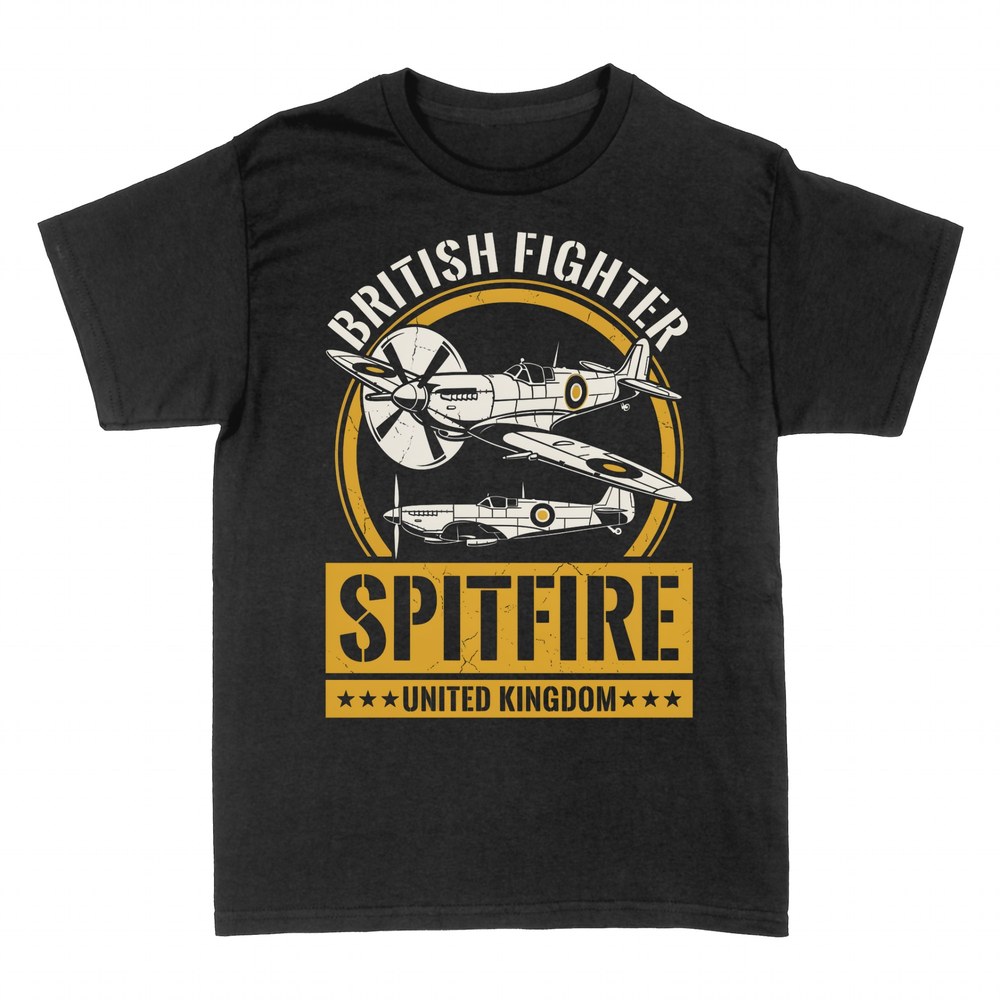 Camisetas: Spitfire caza brit&aacute;nico de la RAF