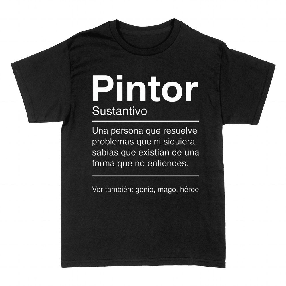 Camisetas: Definici&oacute;n de Pintor: genio, mago y h&eacute;roe
