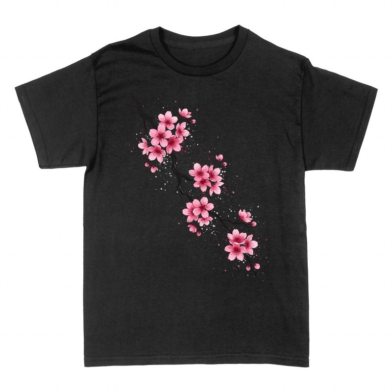 Camisetas: Rama de flores de cerezo sakura
