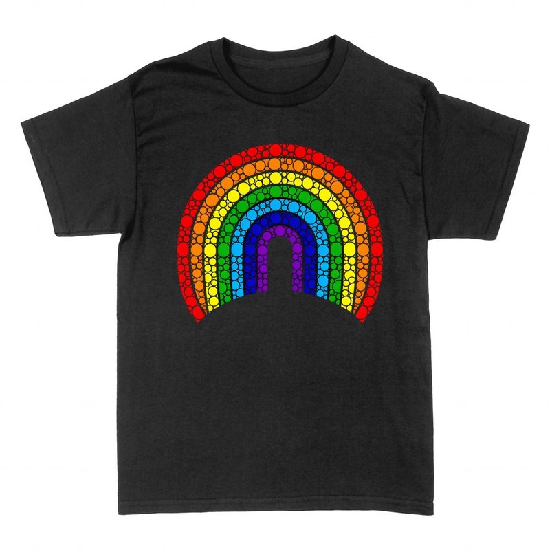Camisetas: Arco&iacute;ris de puntos de colores