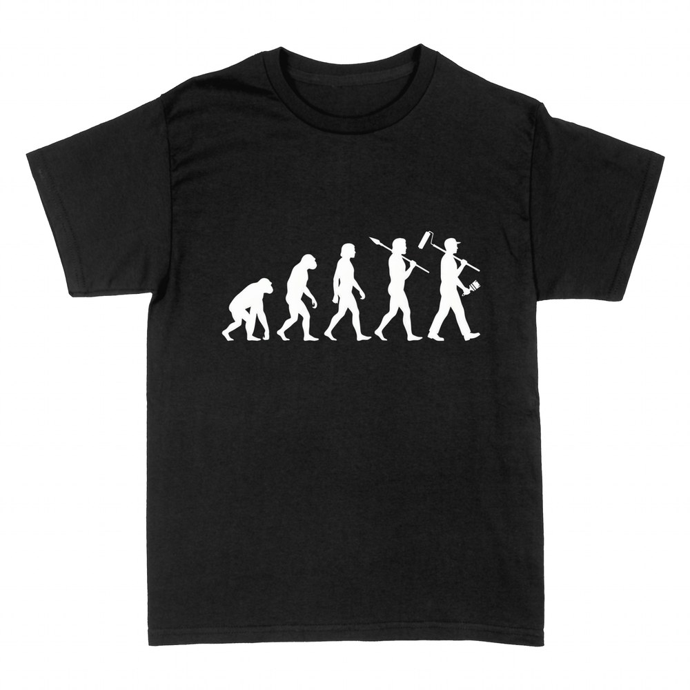 Camisetas: Evoluci&oacute;n del pintor con rodillo