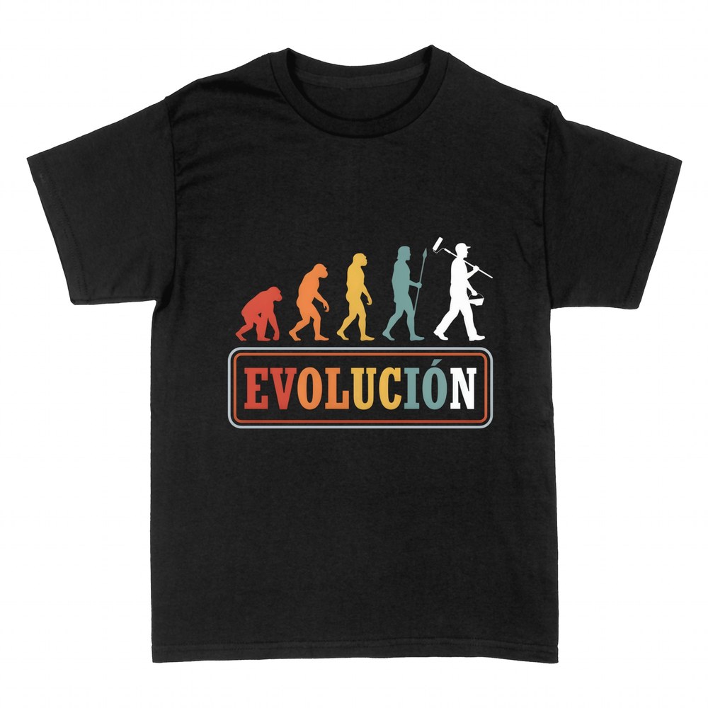Camisetas: Evoluci&oacute;n del pintor con rodillo