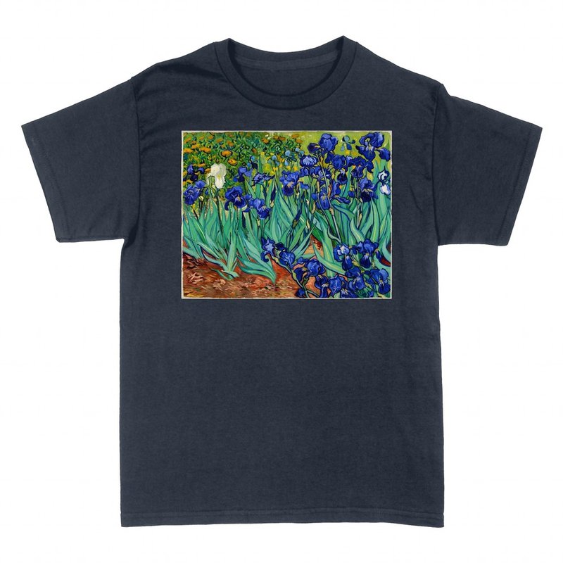 Camisetas: Lirios azules de Van Gogh