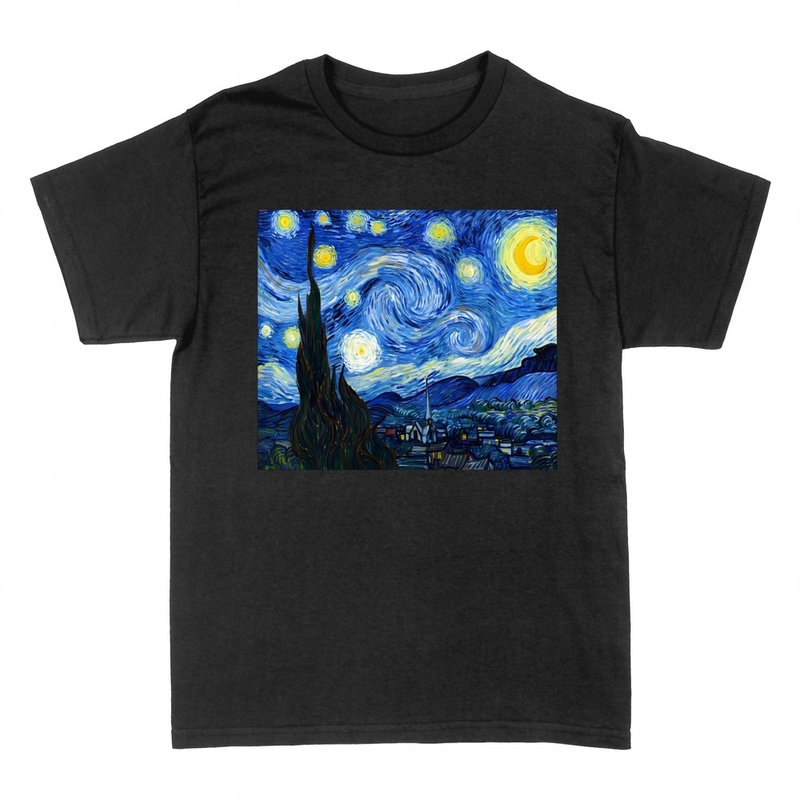Camisetas: La noche estrellada de Van Gogh
