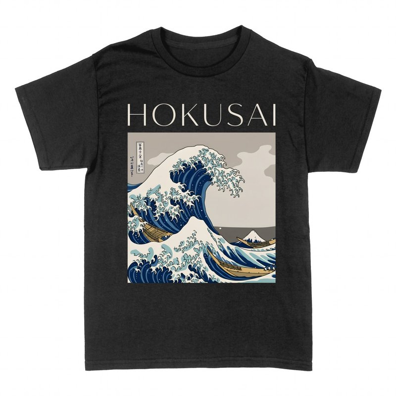 Camisetas: Hokusai La Gran Ola de Kanagawa