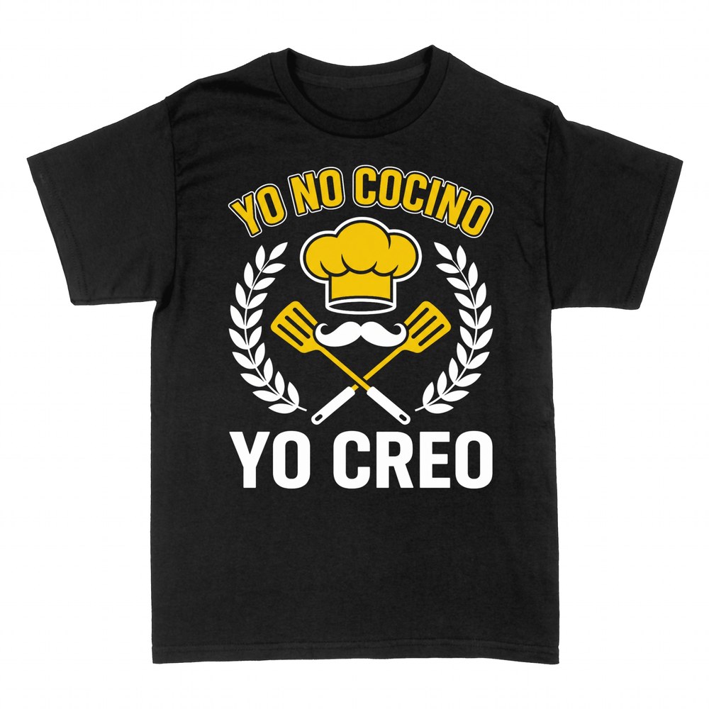 Camisetas: Yo no cocino yo creo, gorro de chef
