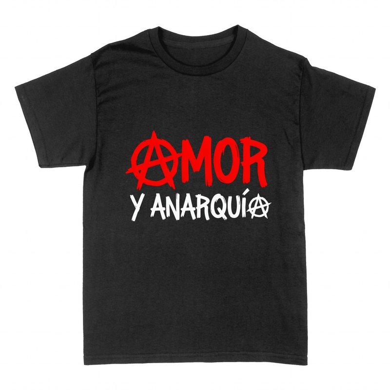 Camisetas: Amor y anarqu&iacute;a con A anarquista