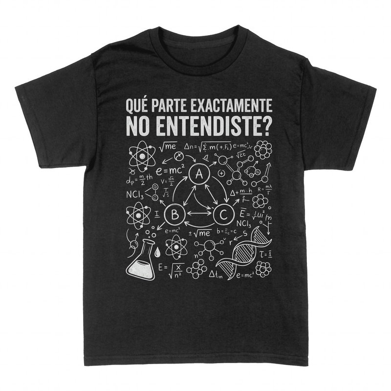 Camisetas: Qu&eacute; parte no entendiste, ciencias