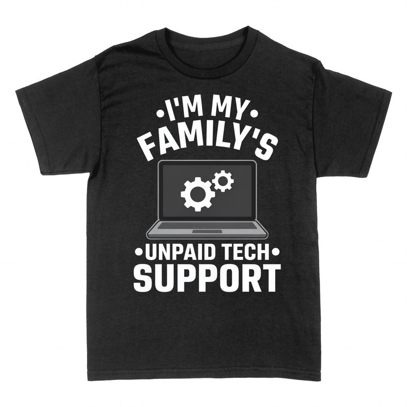 Camisetas: Soporte t&eacute;cnico gratis de mi familia