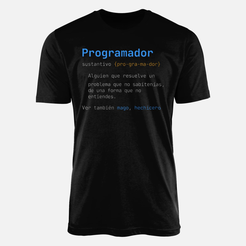 Camisetas: Programador definici&oacute;n de diccionario