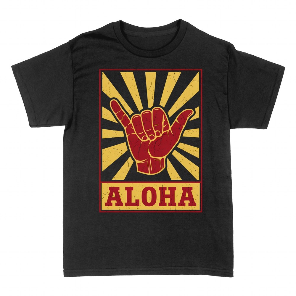 Camisetas: Aloha shaka surfero