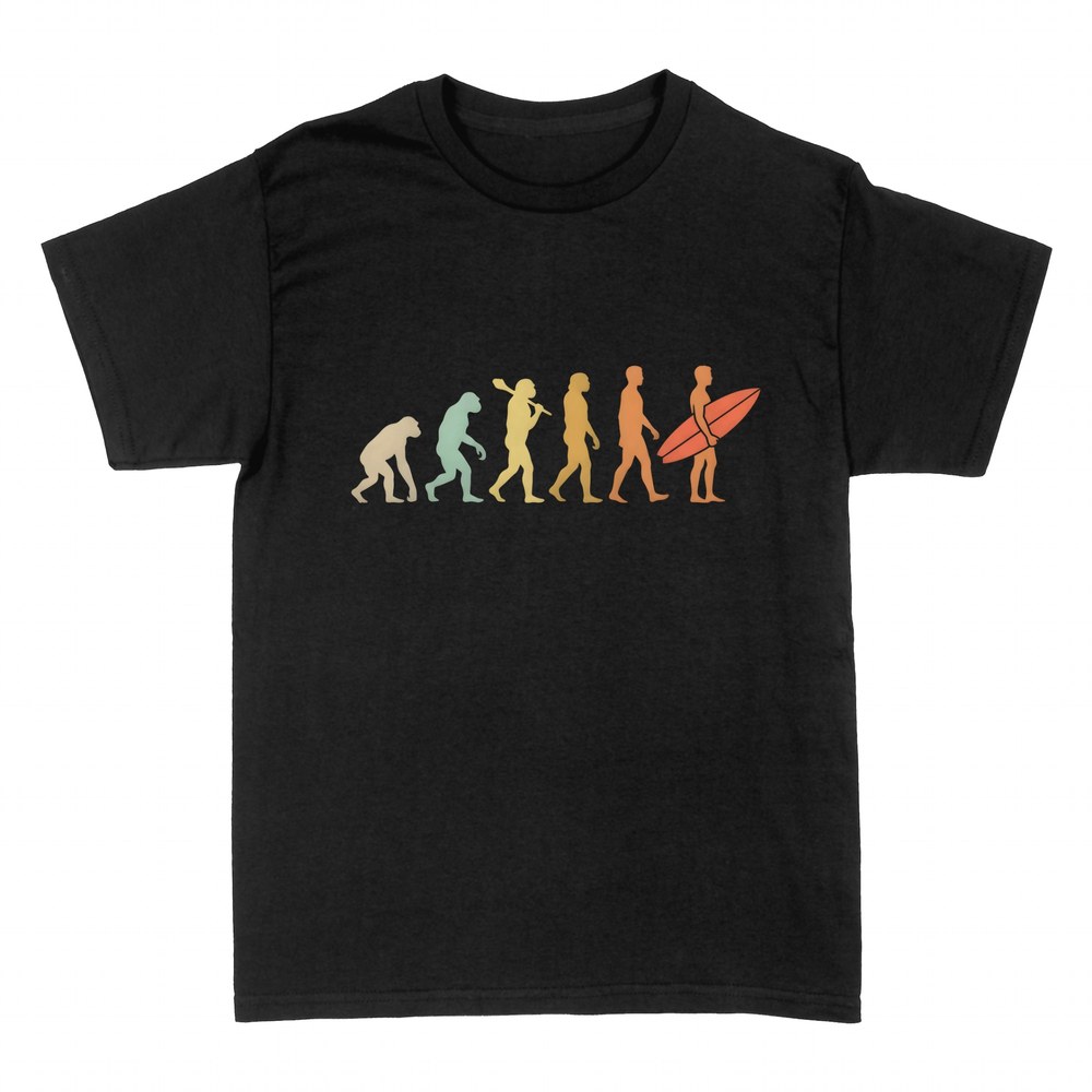 Camisetas: Evoluci&oacute;n del surf con tabla retro