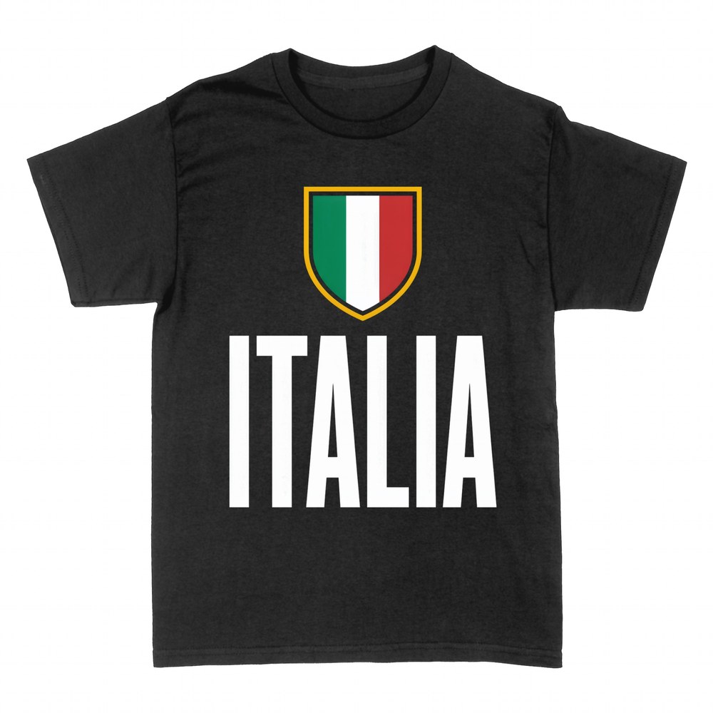 Camisetas: Escudo Italia tricolor