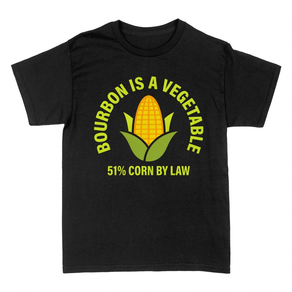 Camisetas: El bourbon es verdura, 51% ma&iacute;z