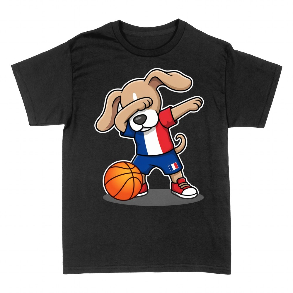 Camisetas: Perro Baloncesto Dabbing