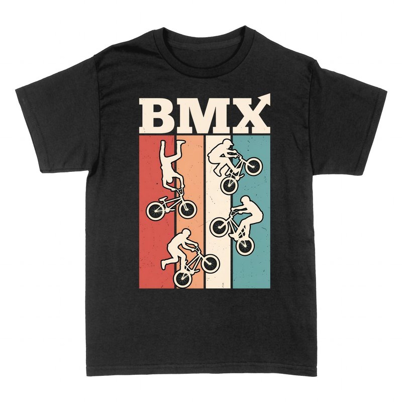 Camisetas: BMX Vintage Retro 4 Paneles