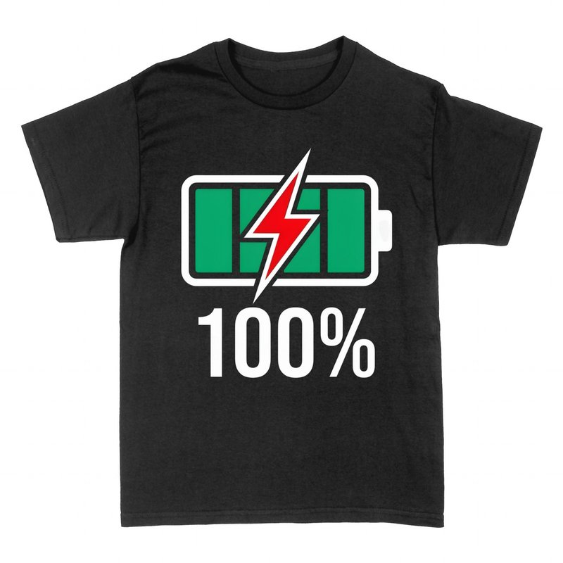 Camisetas: Bater&iacute;a 100% Energ&iacute;a Gym
