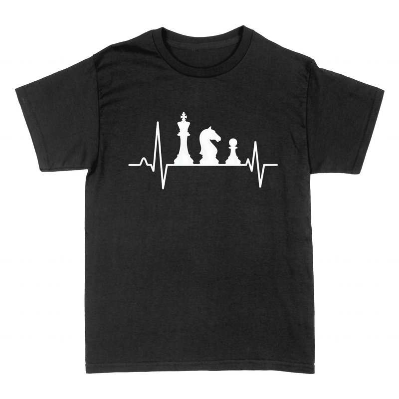 Camisetas: Latido de Ajedrez Rey Caballo Pe&oacute;n
