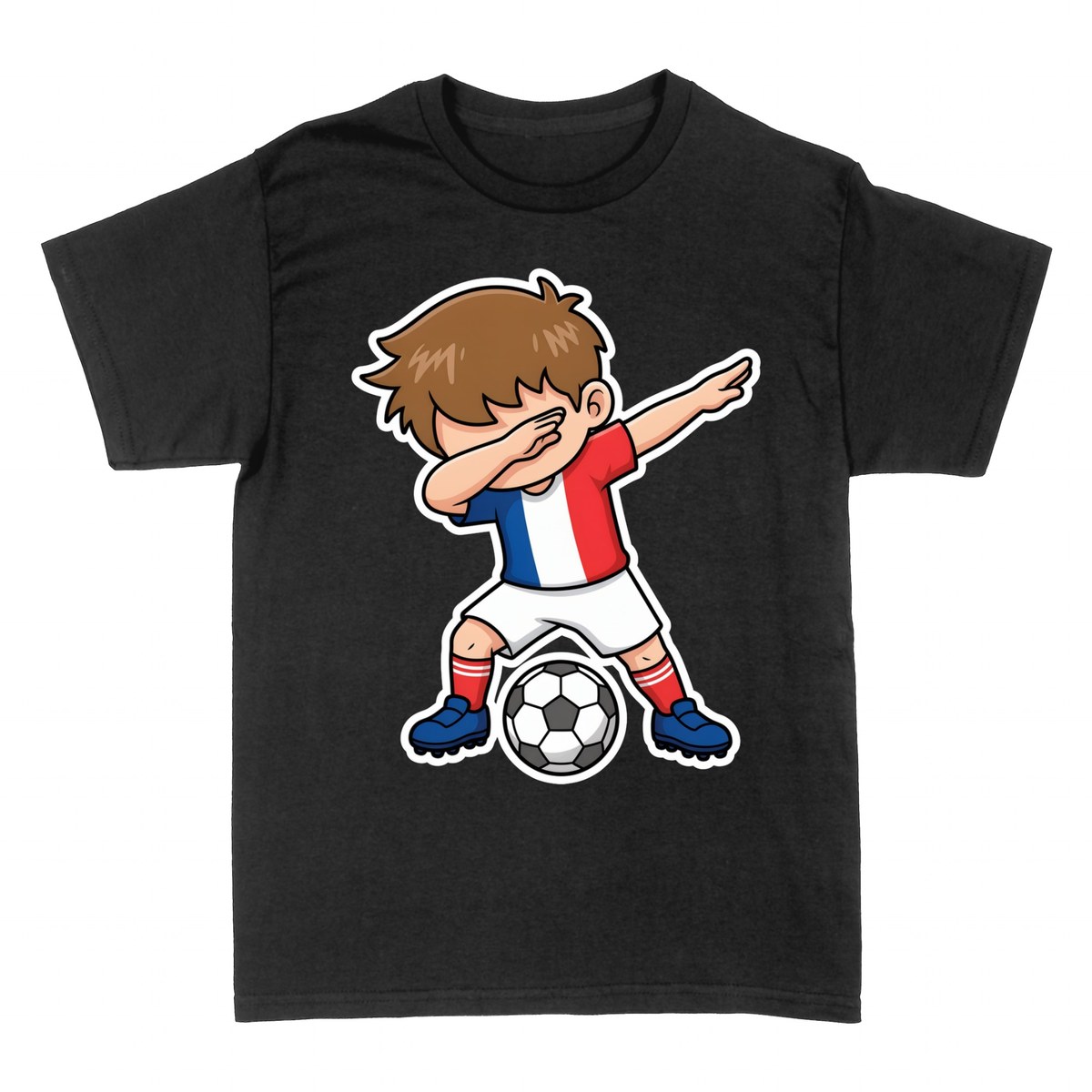 Camisetas: Ni&ntilde;o f&uacute;tbol Francia dab celebraci&oacute;n