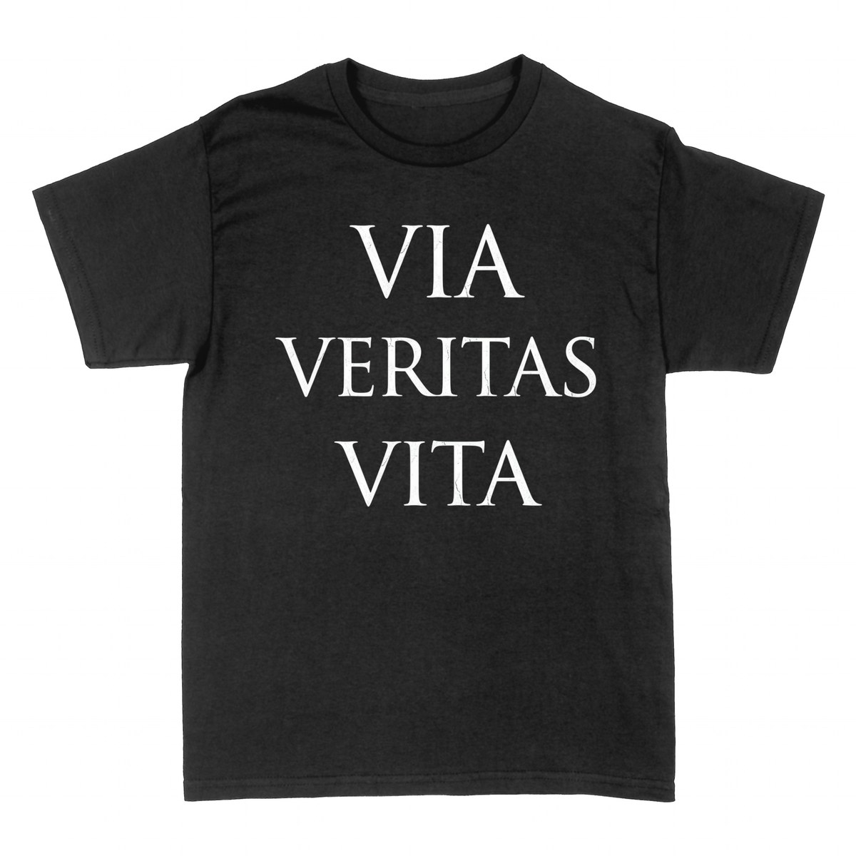 Camisetas: Via Veritas Vita &mdash; Lat&iacute;n Cl&aacute;sico