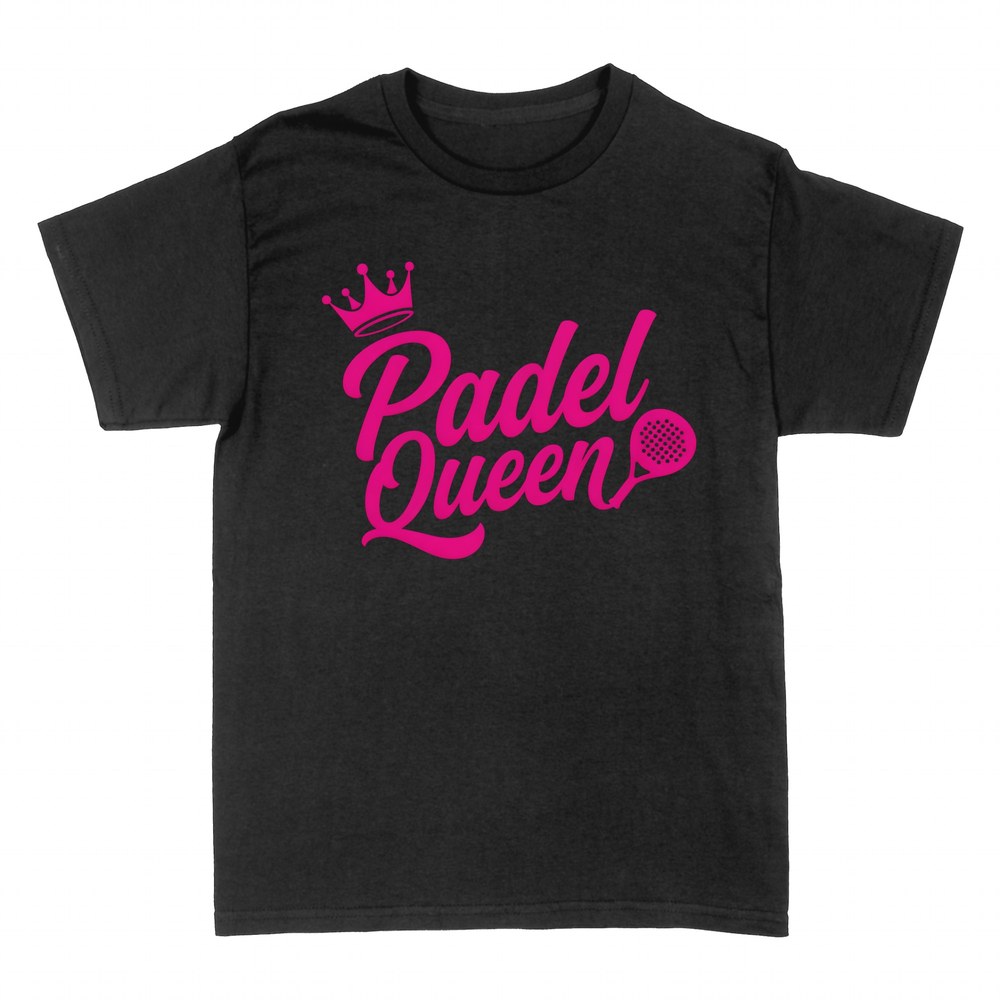 Camisetas: Padel Queen con corona y pala