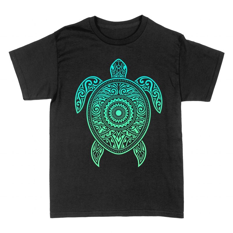 Camisetas: Tortuga Marina Tribal Mandala
