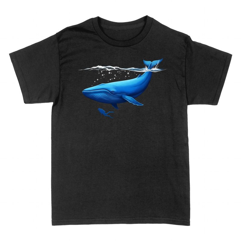 Camisetas: Ballena Azul y Buceador