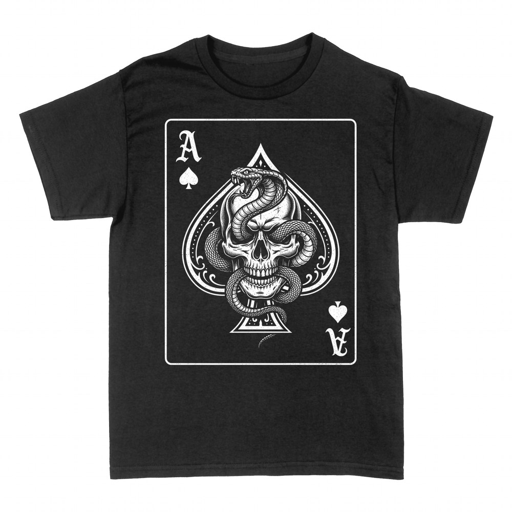 Camisetas: As de Picas Calavera