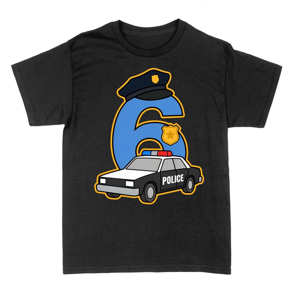 Camisetas: Polic&iacute;a 6&ordm; Cumplea&ntilde;os