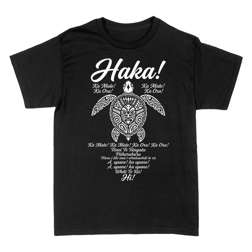 Camisetas: Haka maor&iacute;, tortuga tribal y Ka Mate