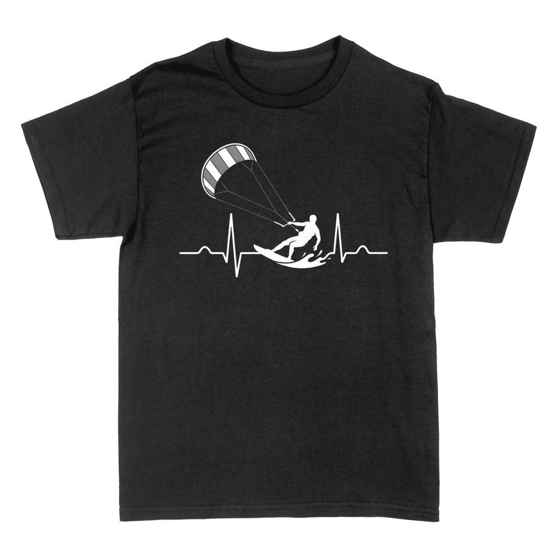 Camisetas: Kitesurf Latido Coraz&oacute;n EKG
