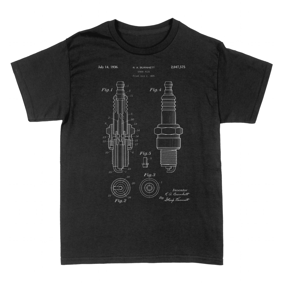 Camisetas: Buj&iacute;a &mdash; Patente Vintage 1936