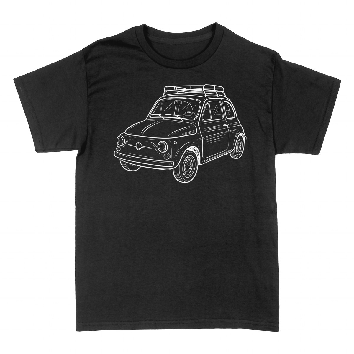 Camisetas: Fiat 500 Cl&aacute;sico Vintage