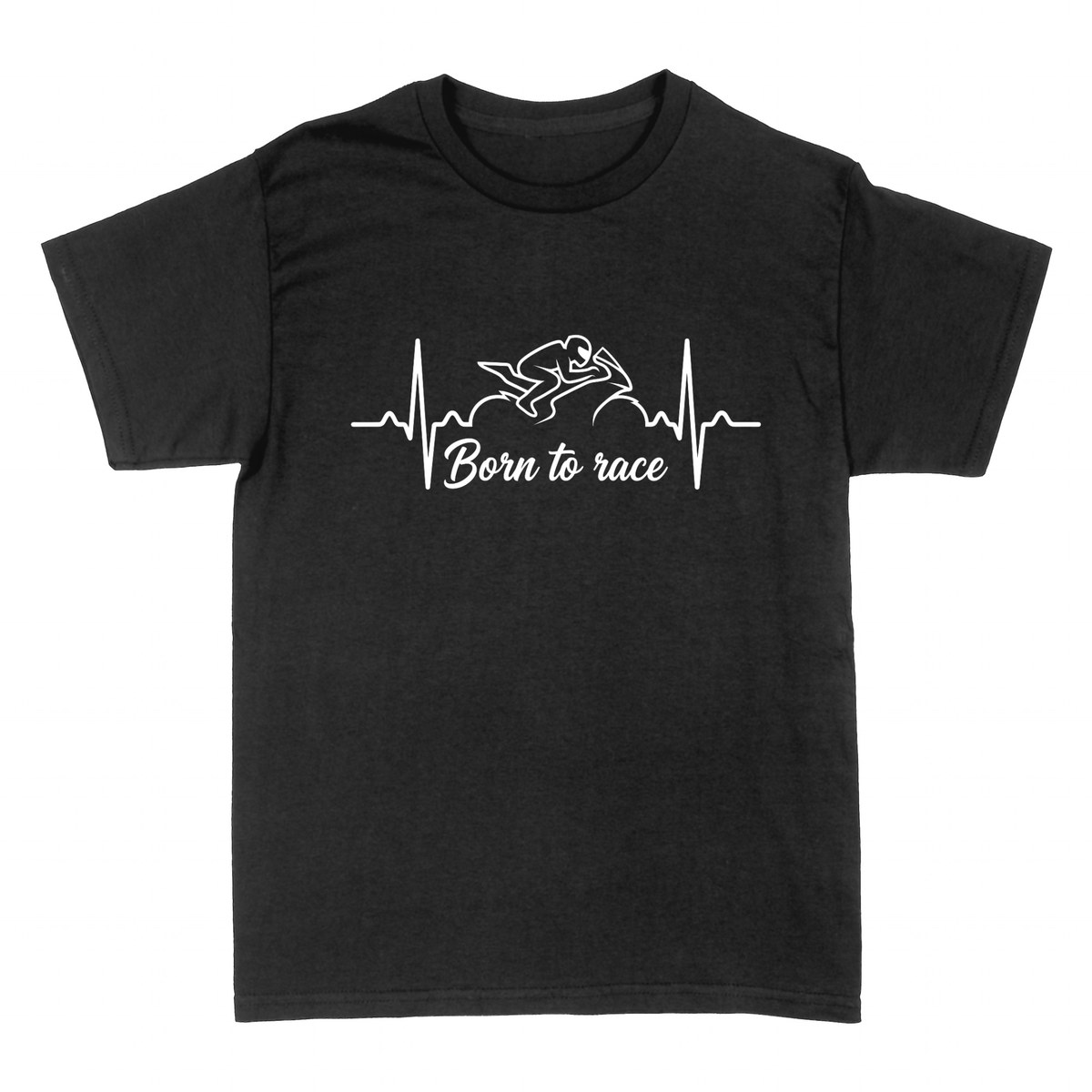 Camisetas: Born to Race - Latido Moto