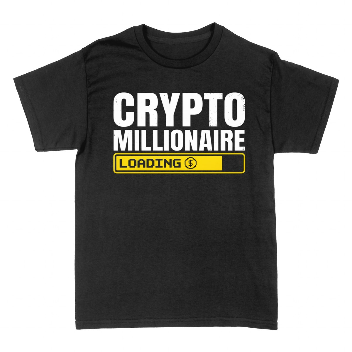 Camisetas: Crypto Millionaire Loading