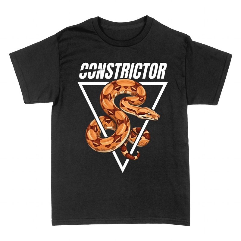 Camisetas: Boa Constrictor Geom&eacute;trica