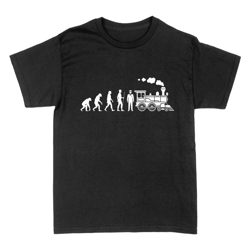 Camisetas: Evoluci&oacute;n del Maquinista de Tren